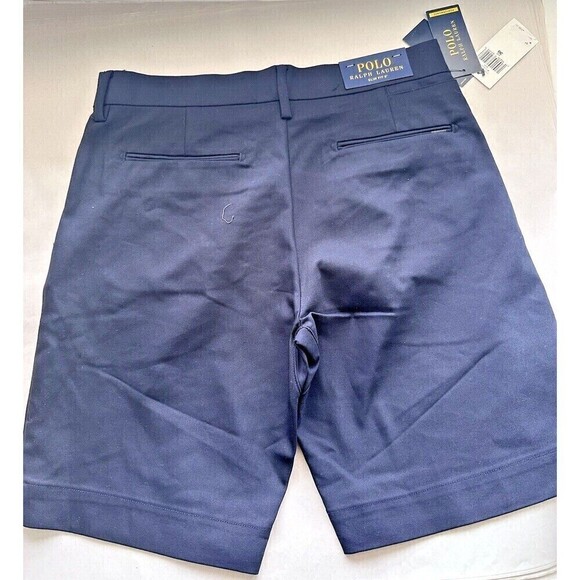 Polo Ralph Lauren Mens 7-Inch Slim Fit Dobby Shorts Collection Navy Size 30 - Picture 9 of 12